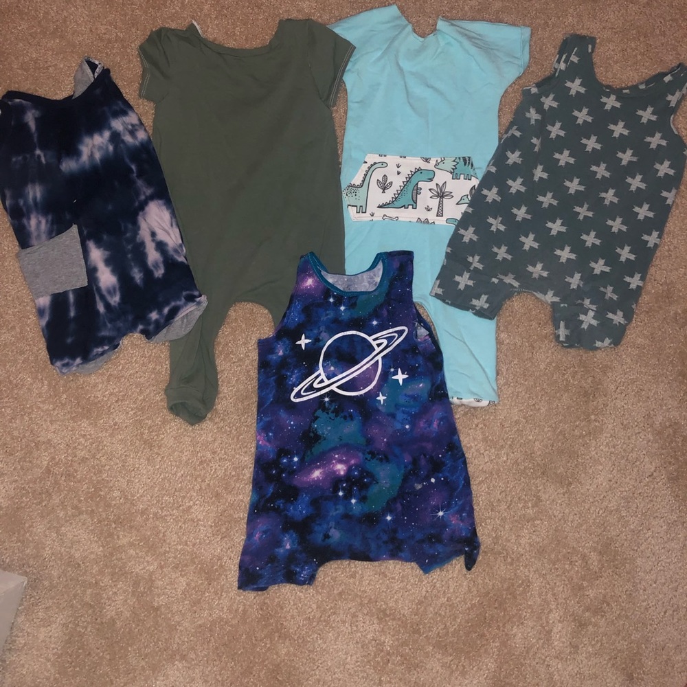 5 boutique rompers